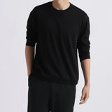 【THE LIMITED EDITION】Terry Fleece Middle Sweatshirt Color: Black