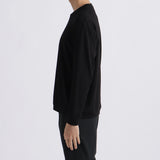 【THE LIMITED EDITION】Terry Fleece Middle Sweatshirt Color: Black