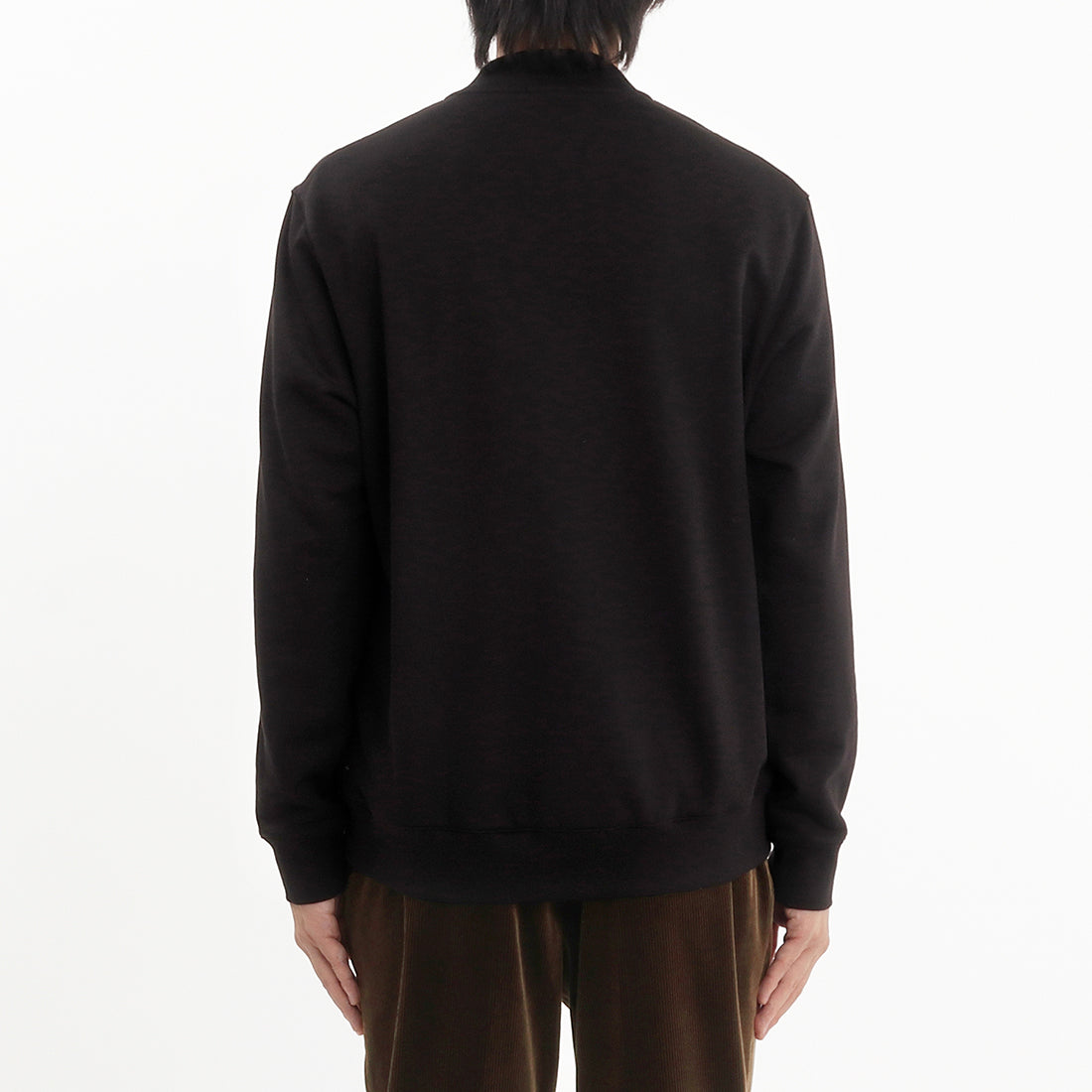 Urake Mock Neck Sweatshirt Color: Black