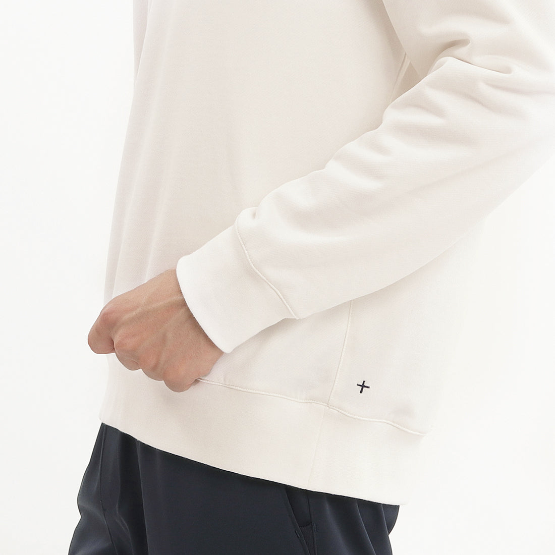 Urake Mock Neck Sweatshirt(スビンプラチナム裏毛モックネック