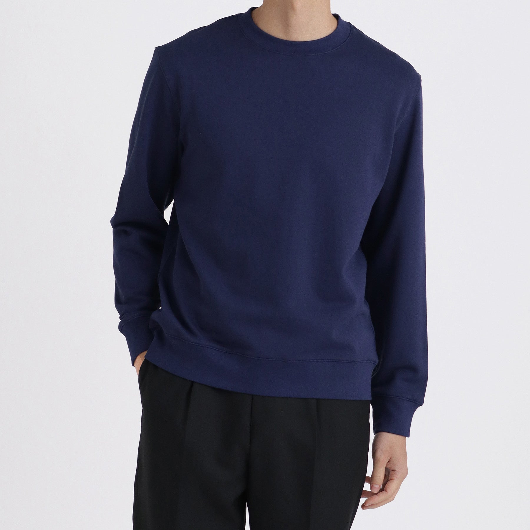 Urake Sweatshirt(スビンプラチナム 裏毛スエットシャツ) ディープ