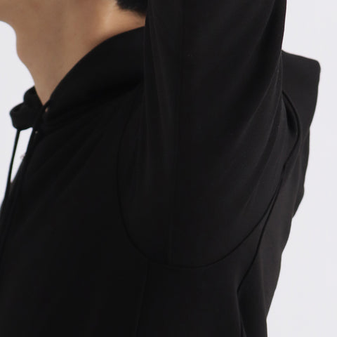 Urake Zip Up Hoodie Color: Black