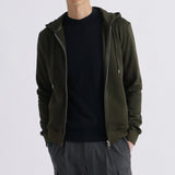 Urake Zip Up Hoodie Color: Olive