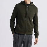 Urake Zip Up Hoodie Color: Olive