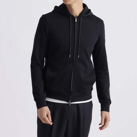 Urake Zip Up Hoodie Color: Navy