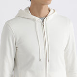 Urake Zip Up Hoodie Color: Off White