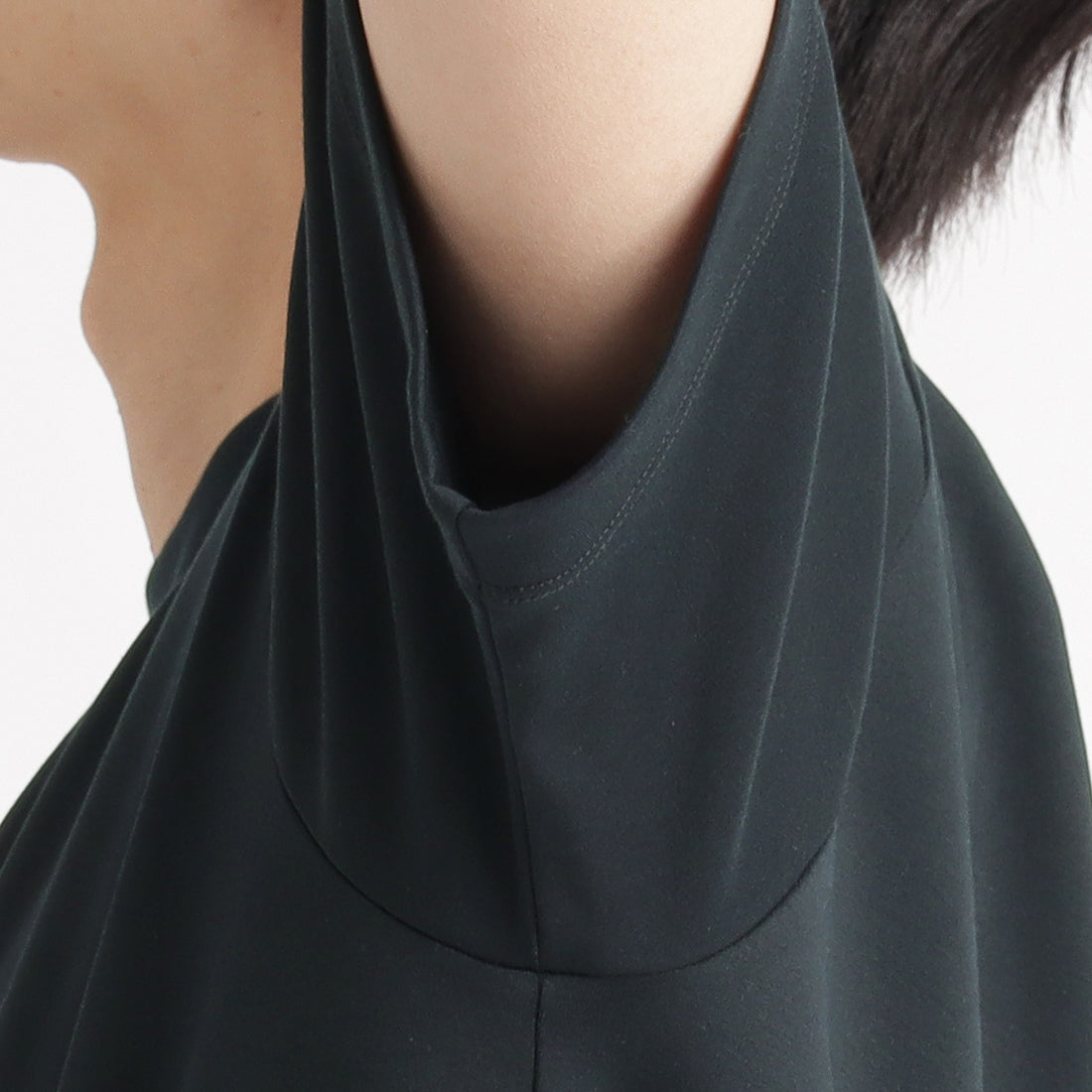 Mock Neck Big T-shirt Color: Navy