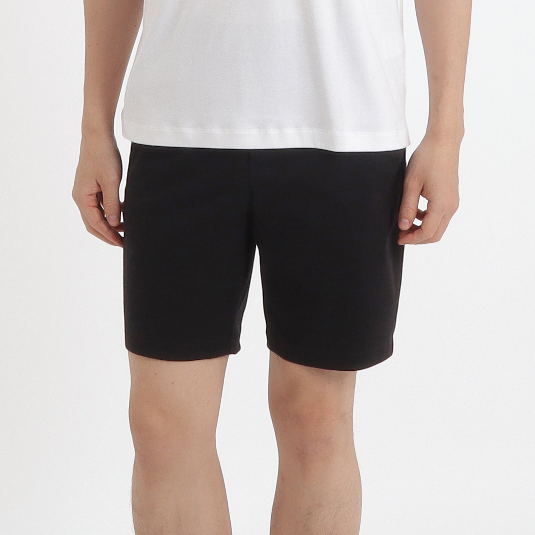 SUVIN PLATINUM High Gauge Fraise Comfort Short Pants Color: Black