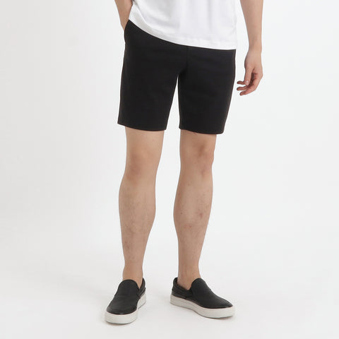 SUVIN PLATINUM High Gauge Fraise Comfort Short Pants Color: Black
