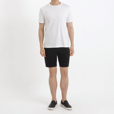 SUVIN PLATINUM High Gauge Fraise Comfort Short Pants Color: Black