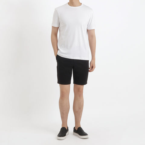 SUVIN PLATINUM High Gauge Fraise Comfort Short Pants Color: Black