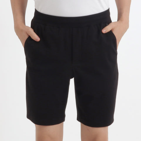 SUVIN PLATINUM High Gauge Fraise Comfort Short Pants Color: Black