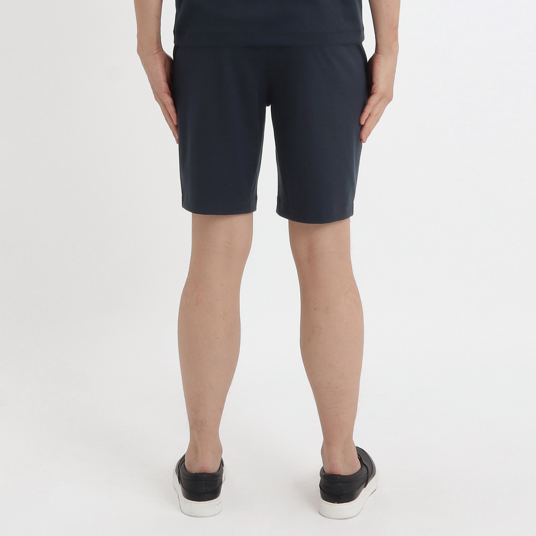 SUVIN PLATINUM High Gauge Fraise Comfort Short Pants Color: Navy