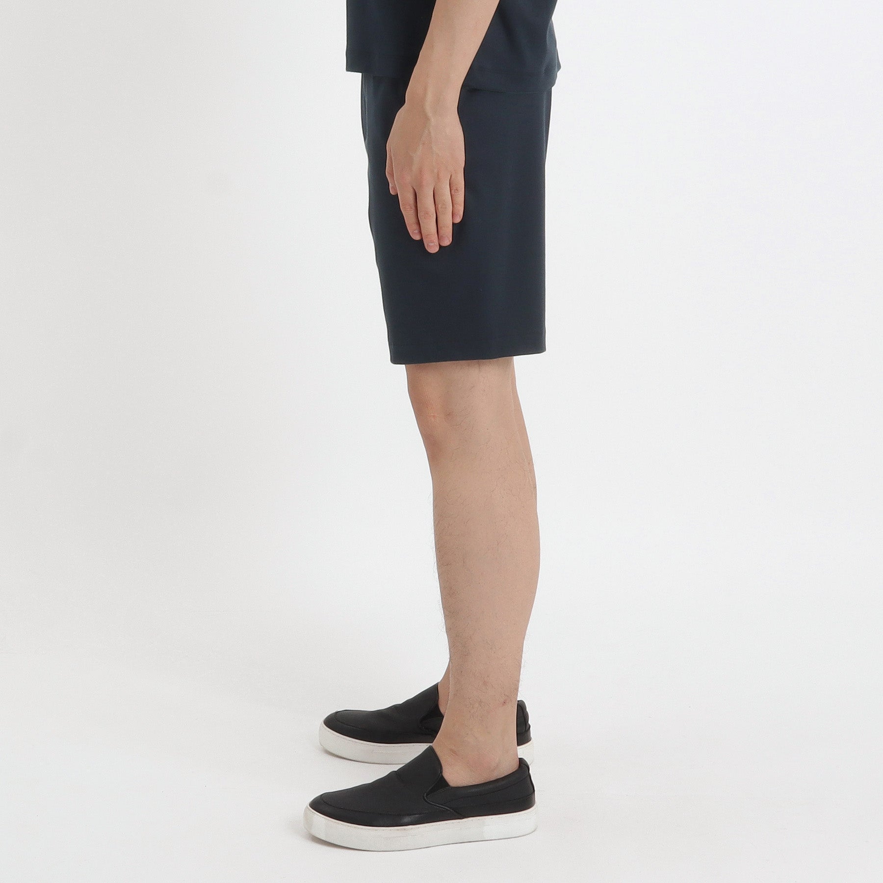 SUVIN PLATINUM High Gauge Fraise Comfort Short Pants Color: Navy