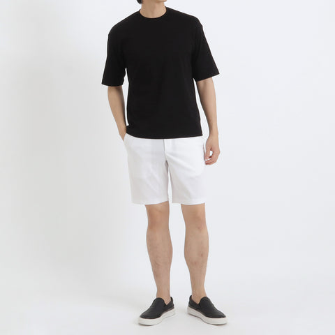 SUVIN PLATINUM High Gauge Fraise Comfort Short Pants Color: White