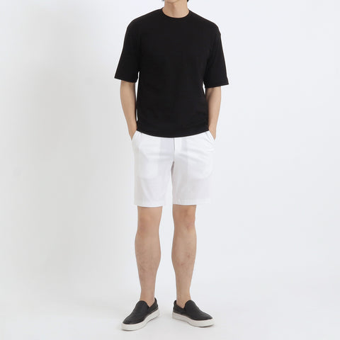 SUVIN PLATINUM High Gauge Fraise Comfort Short Pants Color: White