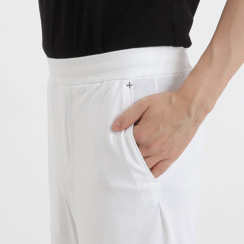 SUVIN PLATINUM High Gauge Fraise Comfort Short Pants Color: White