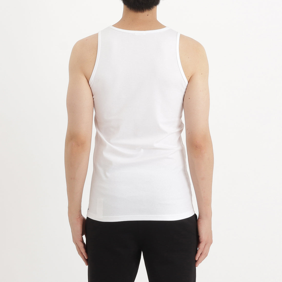 SUVIN PLATINUM High Gauge Fraise Comfort Tank Top Color: White
