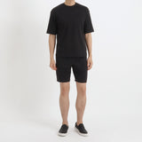 SUVIN PLATINUM High Gauge Fraise Comfort T-shirt Color: Black