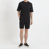 SUVIN PLATINUM High Gauge Fraise Comfort T-shirt Color: Black
