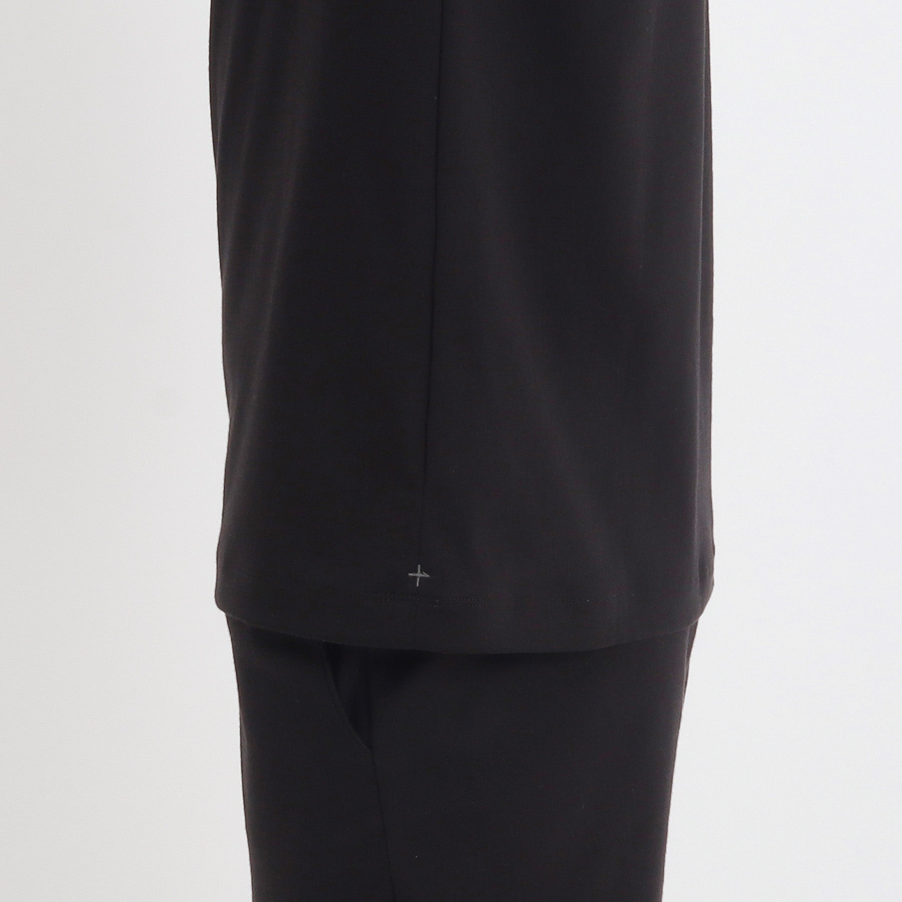 SUVIN PLATINUM High Gauge Fraise Comfort T-shirt Color: Black