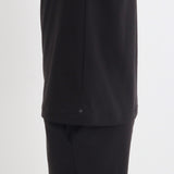 SUVIN PLATINUM High Gauge Fraise Comfort T-shirt Color: Black