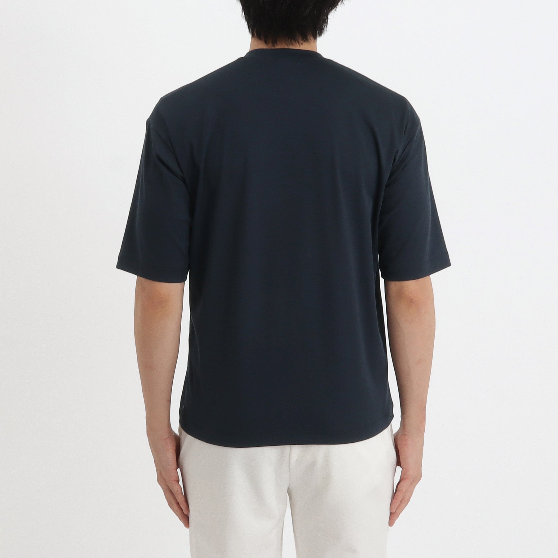 SUVIN PLATINUM High Gauge Fraise Comfort T-shirt Color: Navy