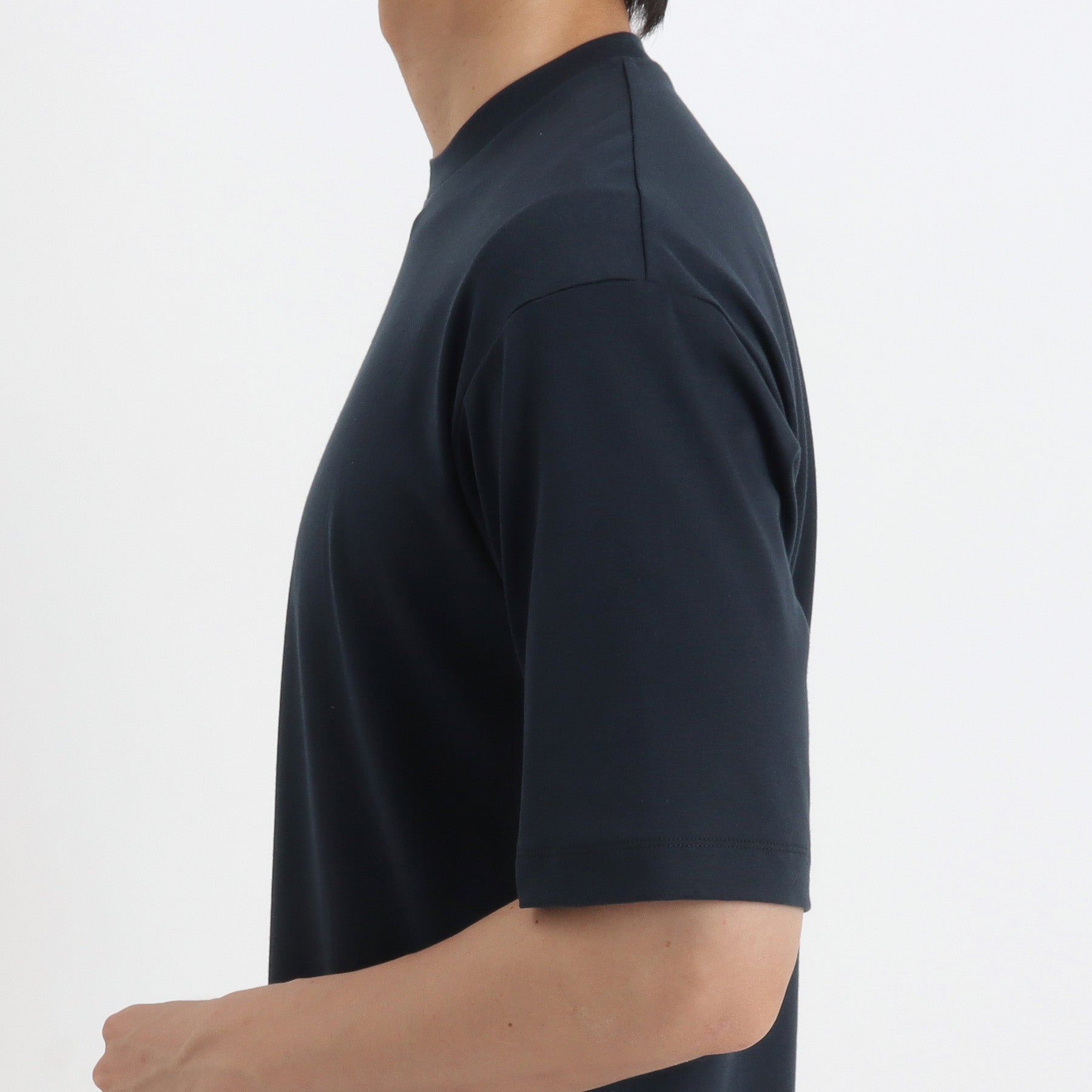 SUVIN PLATINUM High Gauge Fraise Comfort T-shirt Color: Navy