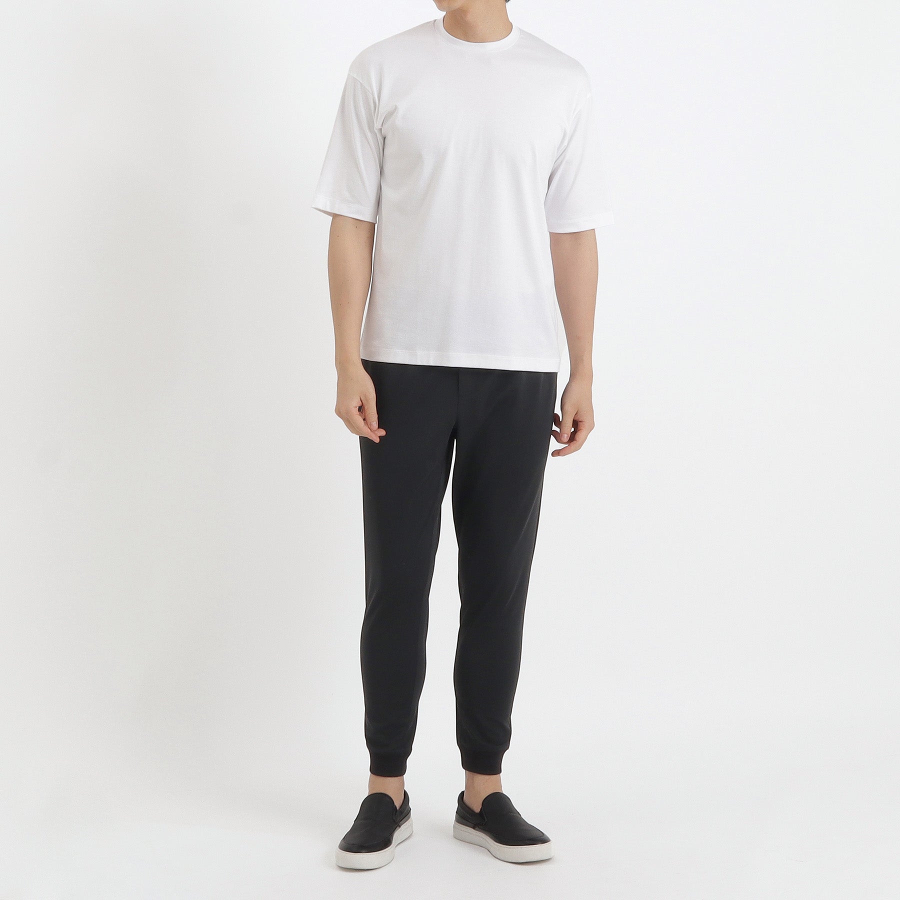 SUVIN PLATINUM High Gauge Fraise Comfort T-shirt Color: White