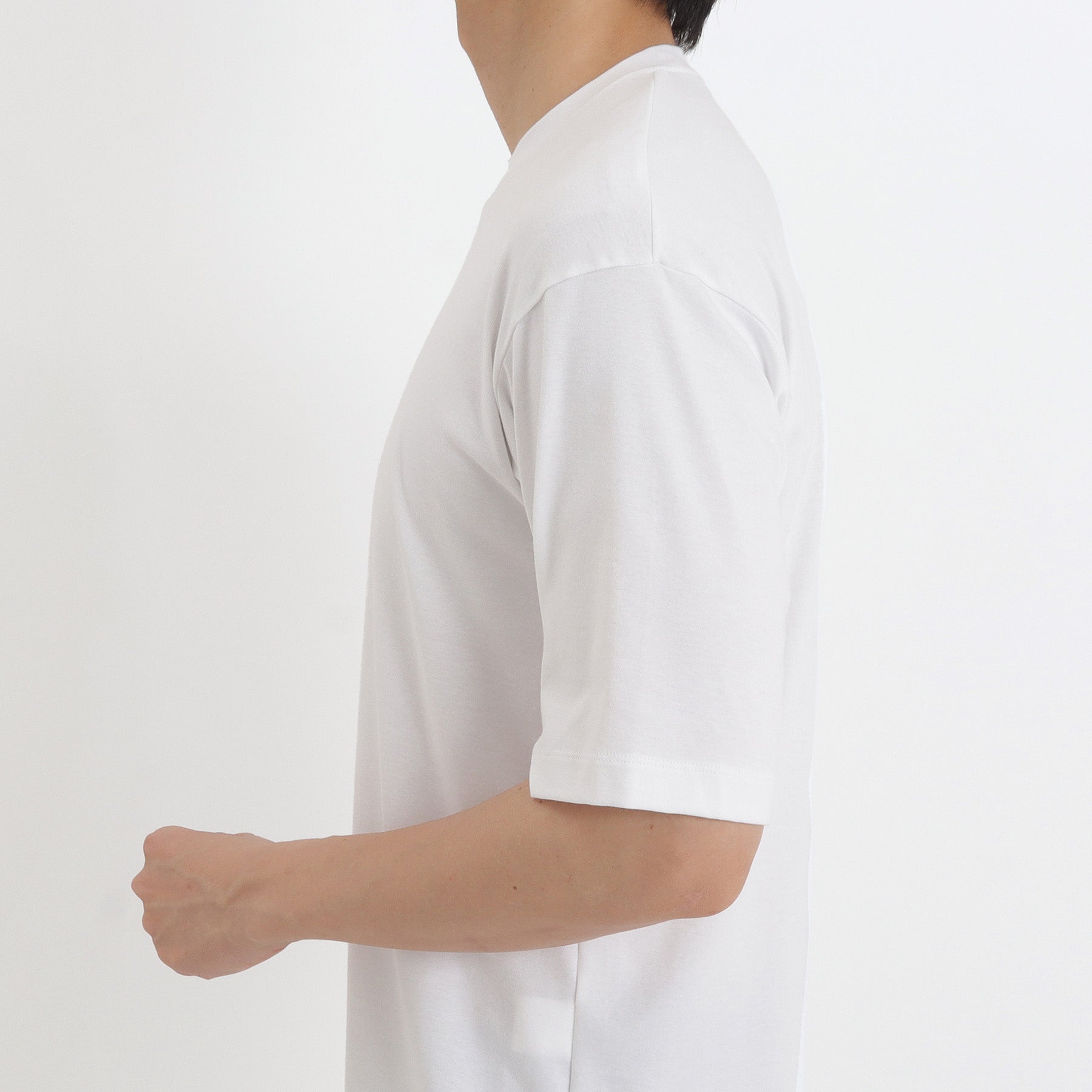 SUVIN PLATINUM High Gauge Fraise Comfort T-shirt Color: White