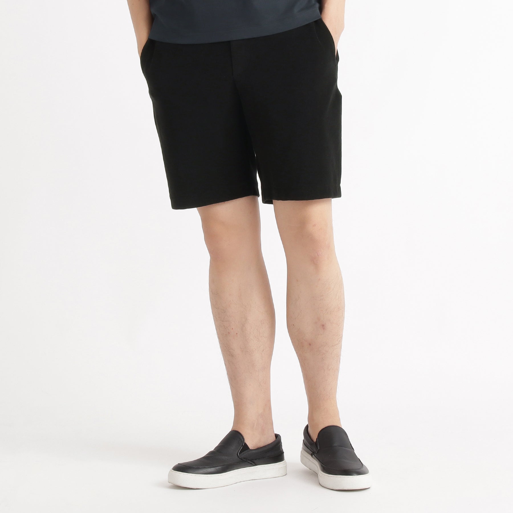 Micro Pile Comfort Short Pants Color: Black