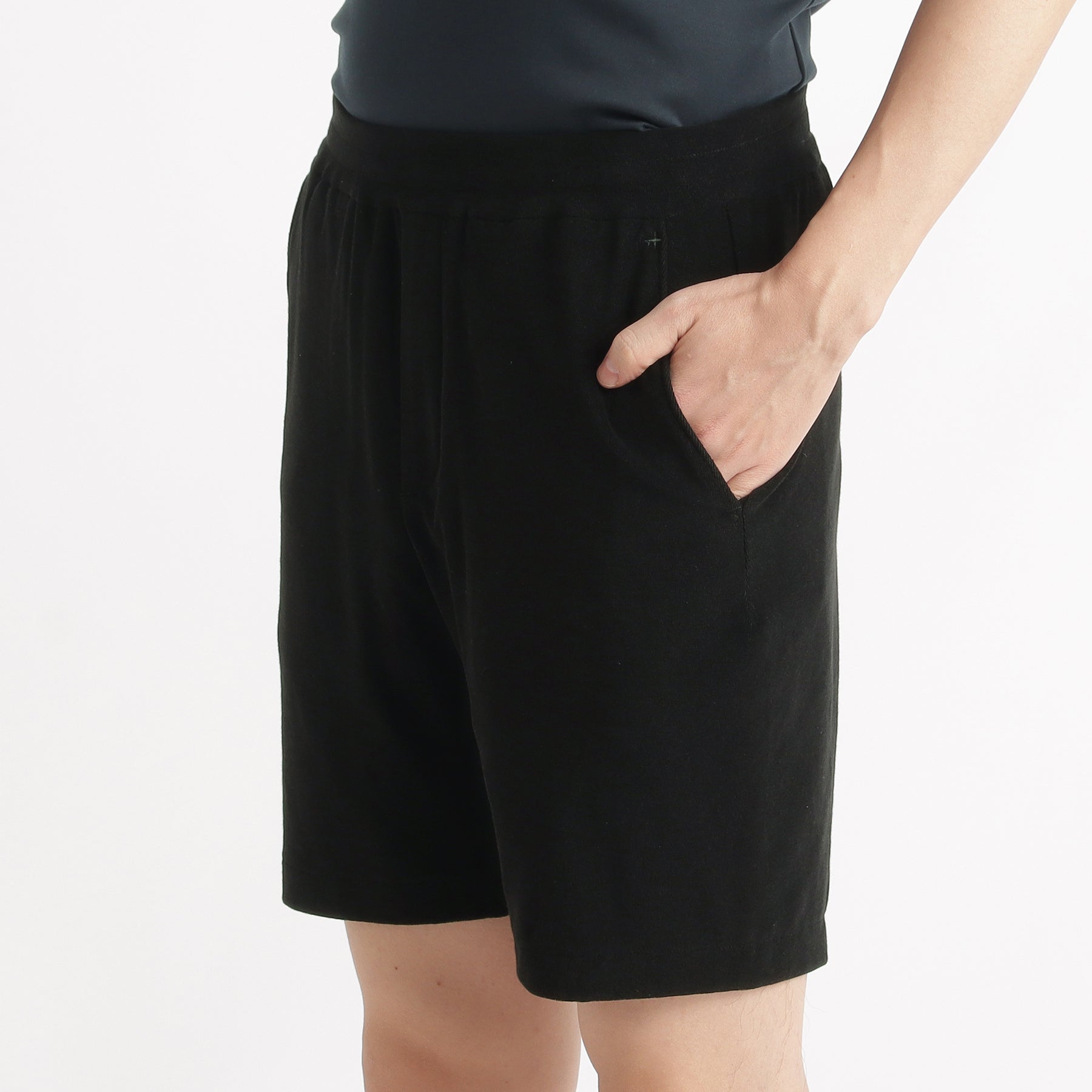 Micro Pile Comfort Short Pants Color: Black