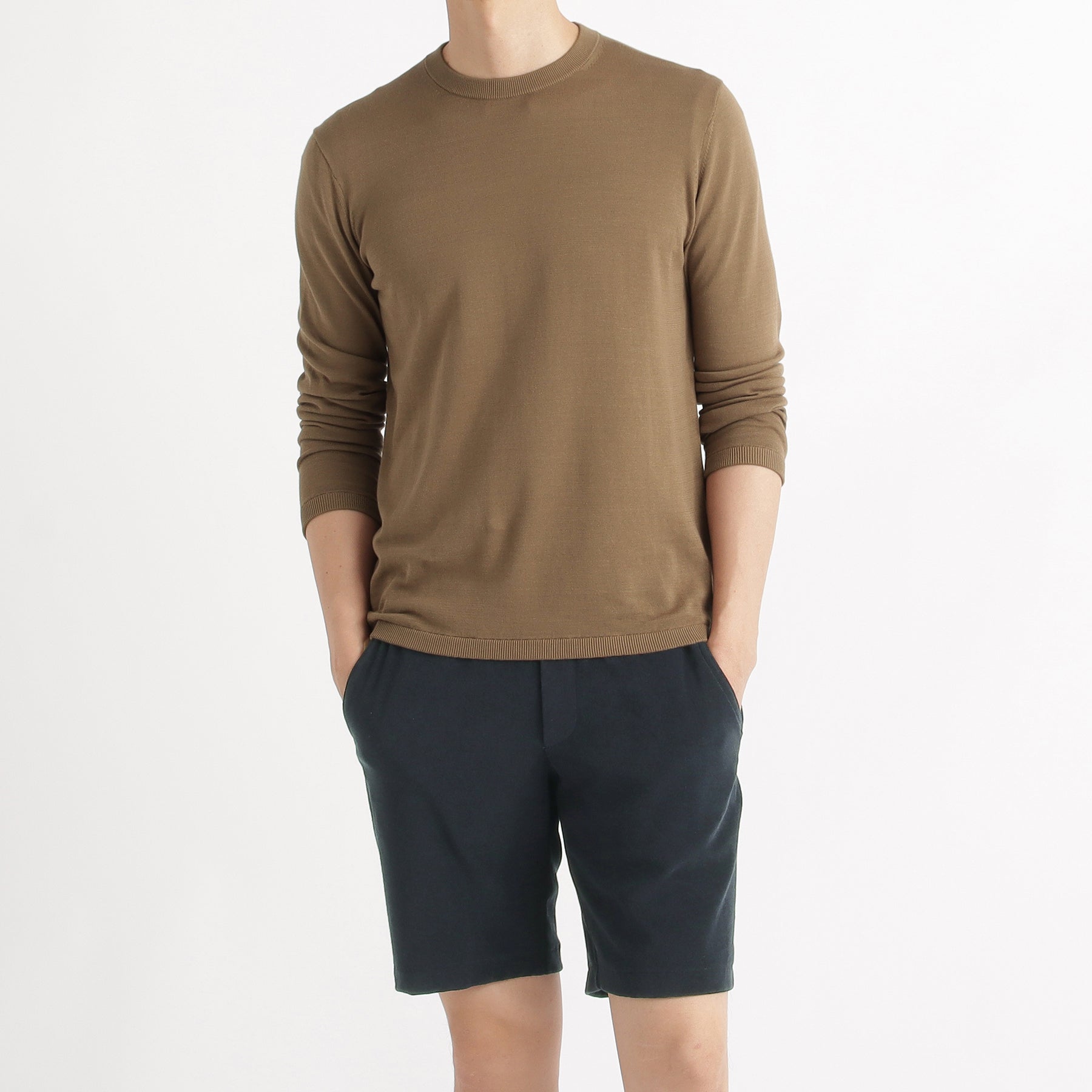 Micro Pile Comfort Short Pants Color: Navy