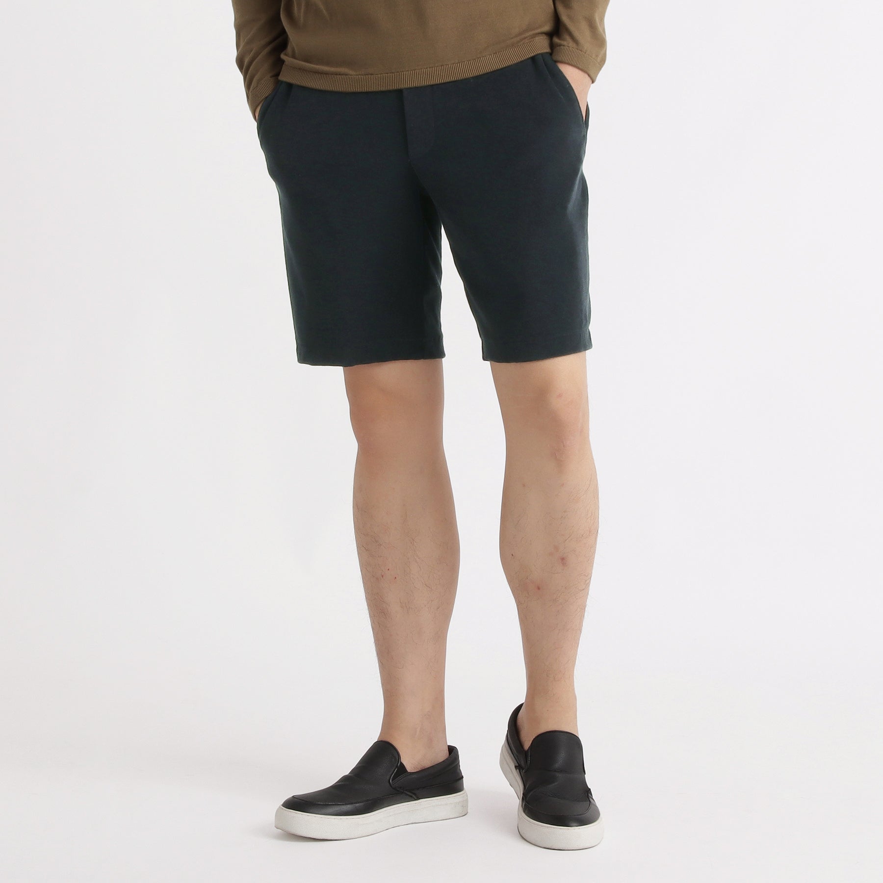 Micro Pile Comfort Short Pants Color: Navy