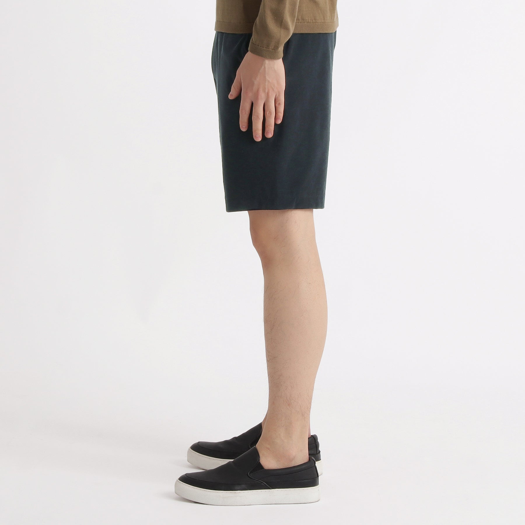 Micro Pile Comfort Short Pants Color: Navy