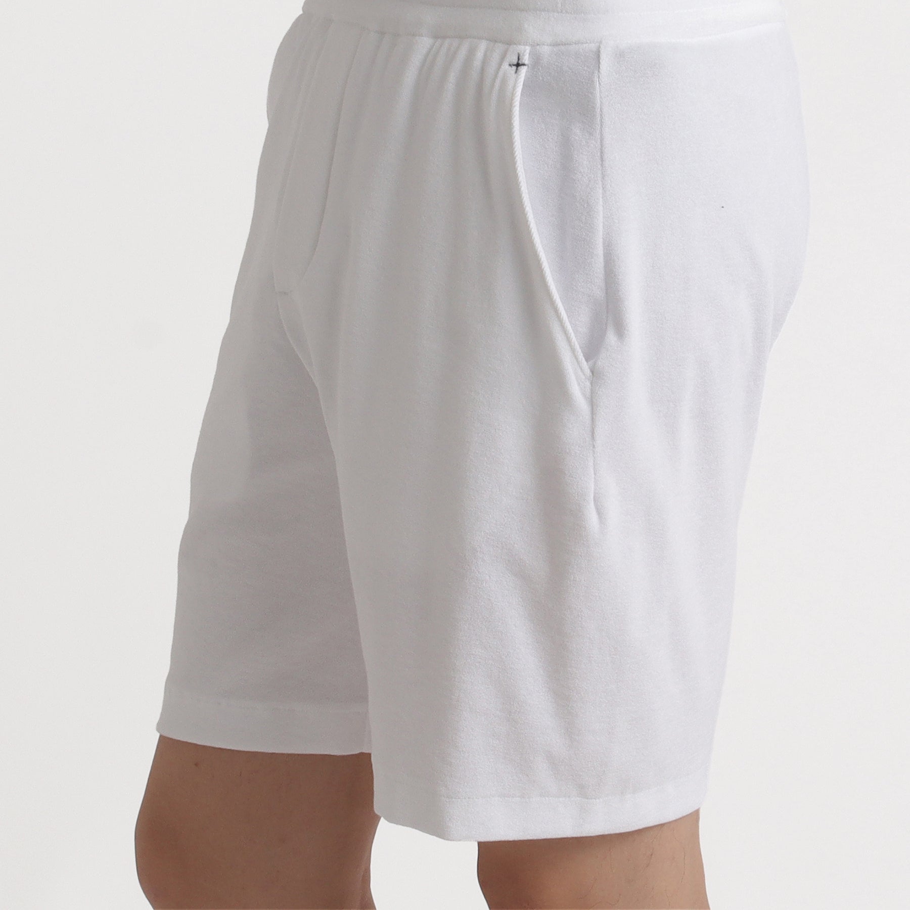Micro Pile Comfort Short Pants Color: White