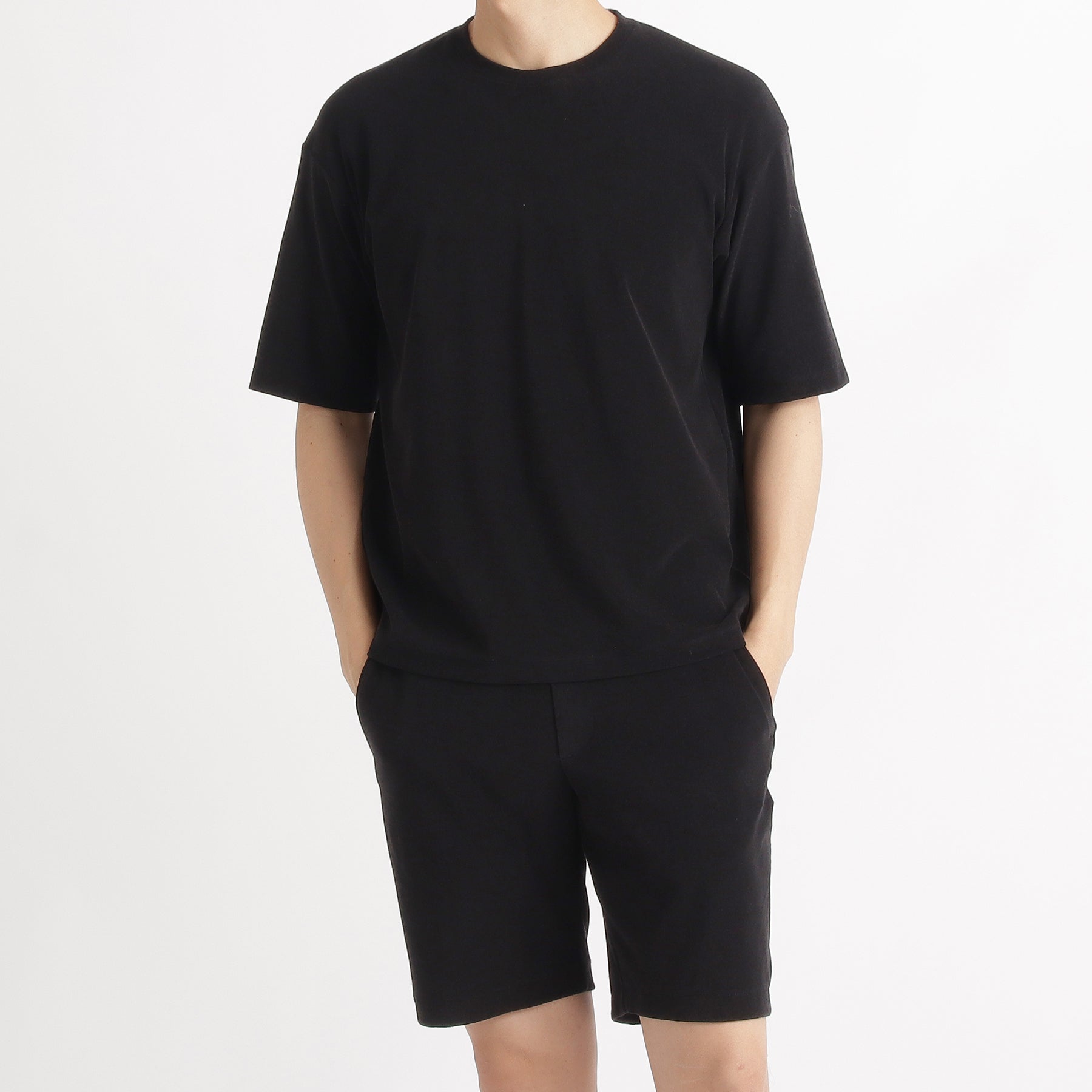 スビンプラチナムマイクロパイル コンフォートTシャツ ブラック