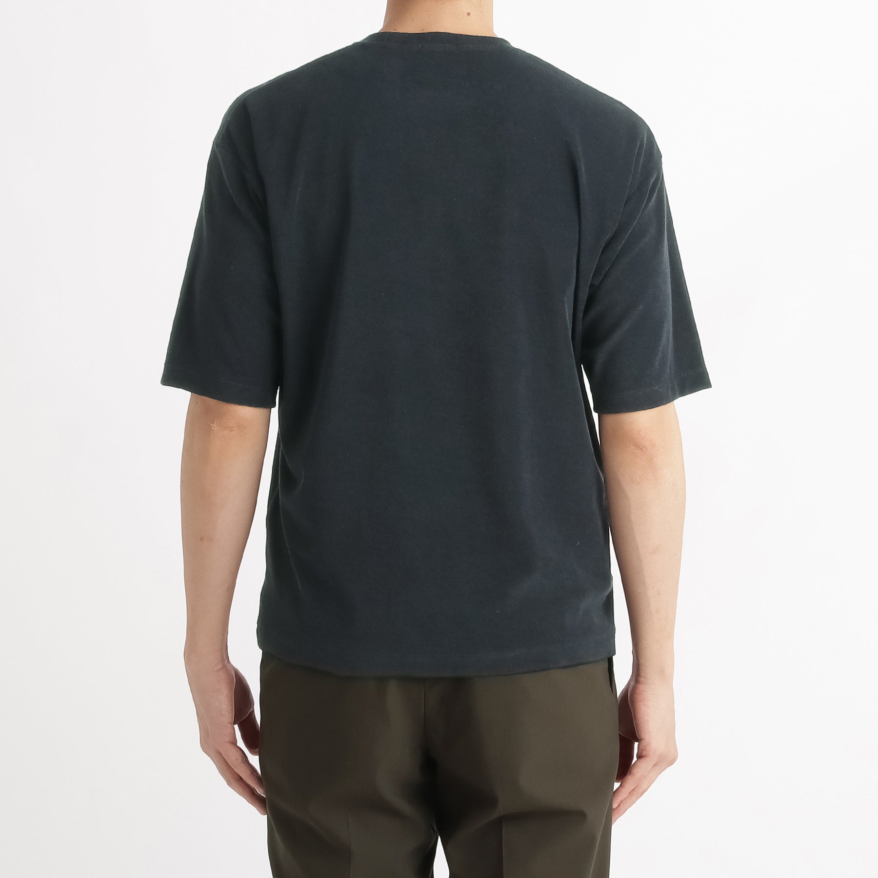 クロスクローゼット スビンプラチナム Vネック　Tシャツ ネイビー 3 干場 スビンプラチナムスムーステーラードVネックTシャツ ネイビー