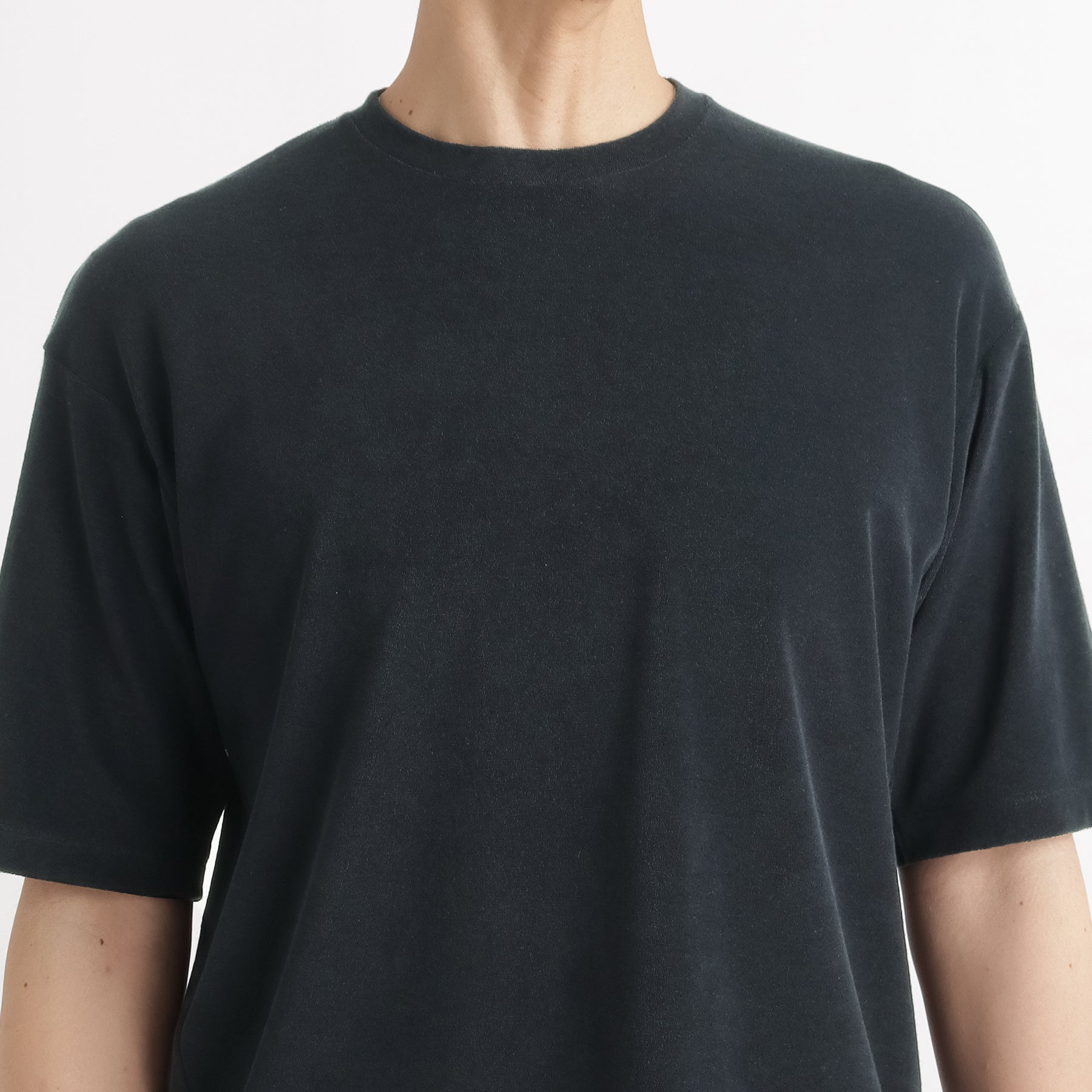 スビンプラチナムマイクロパイル コンフォートTシャツ ネイビー