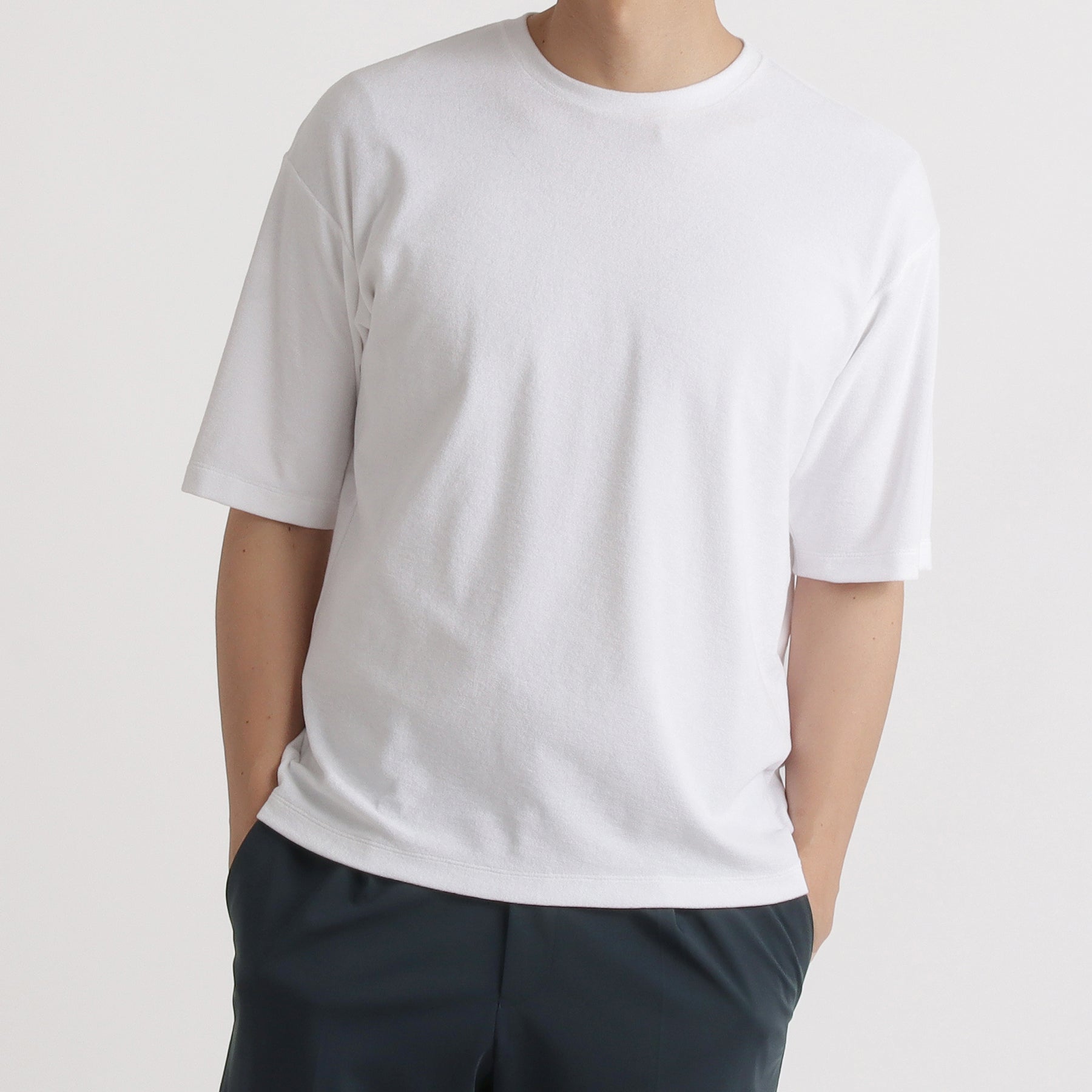Micro Pile Comfort T-shirt Color: White