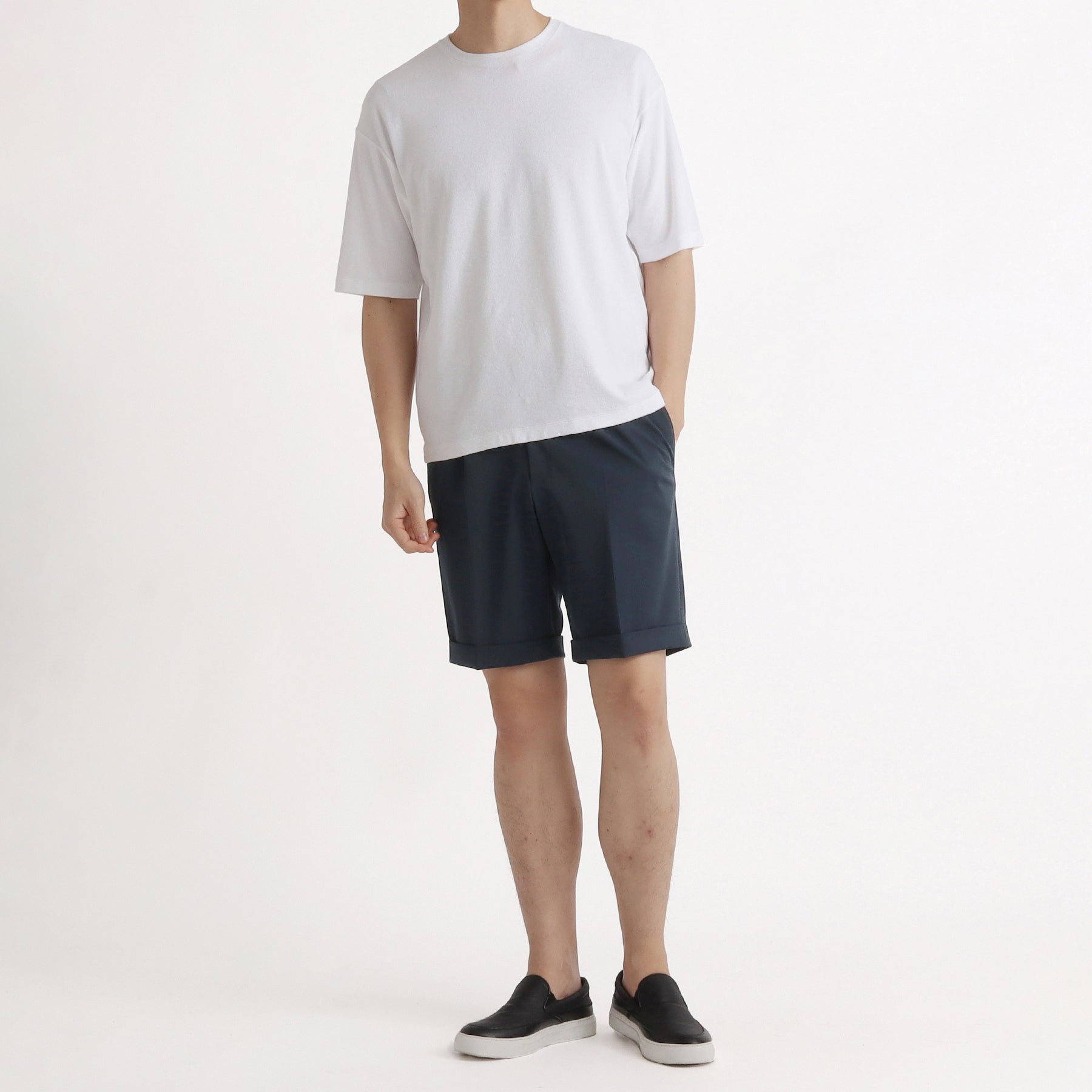 Micro Pile Comfort T-shirt Color: White