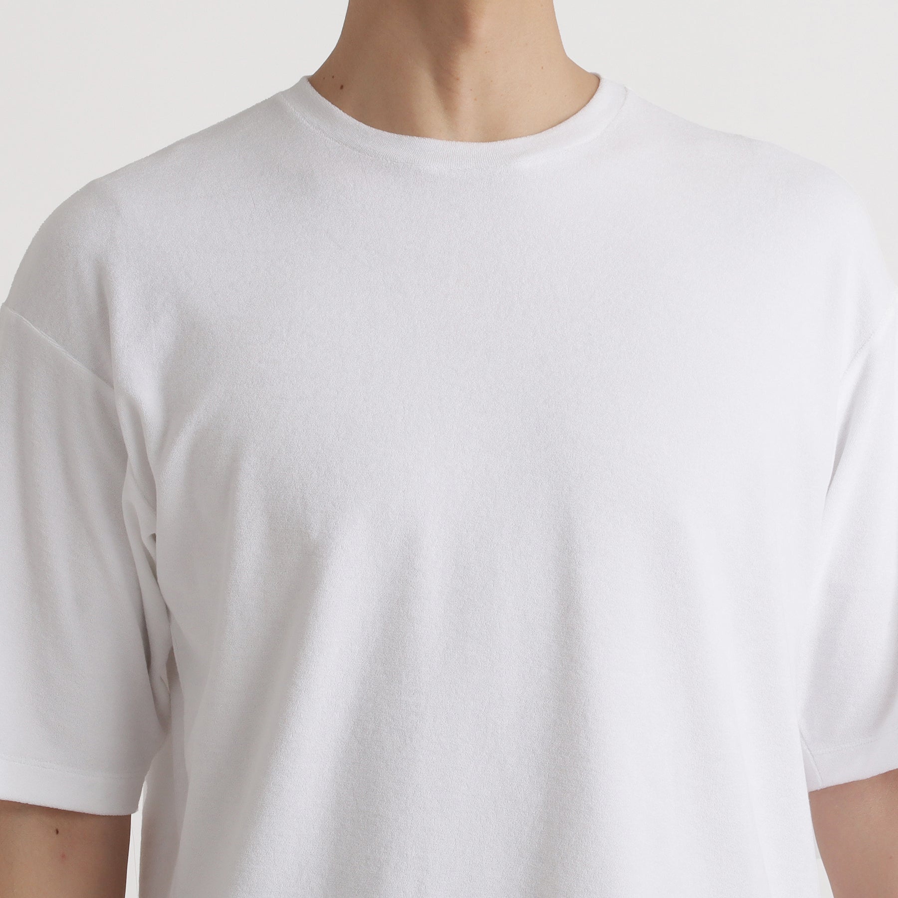 スビンプラチナムマイクロパイル コンフォートTシャツ ホワイト