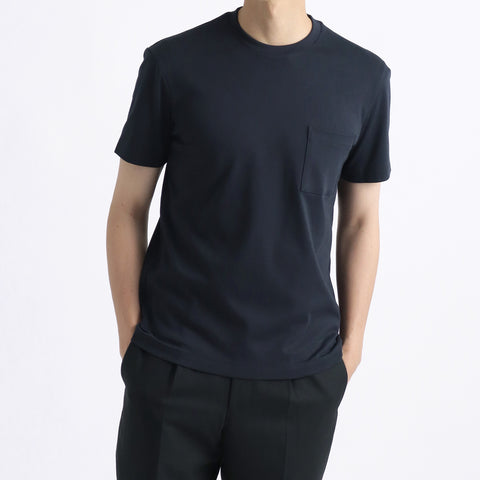 【リニューアル】+C定番 Tailored Pocket T-shirt Color: Navy
