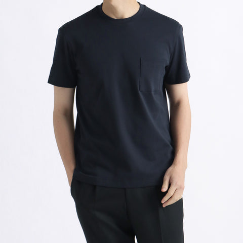 【リニューアル】+C定番 Tailored Pocket T-shirt Color: Navy