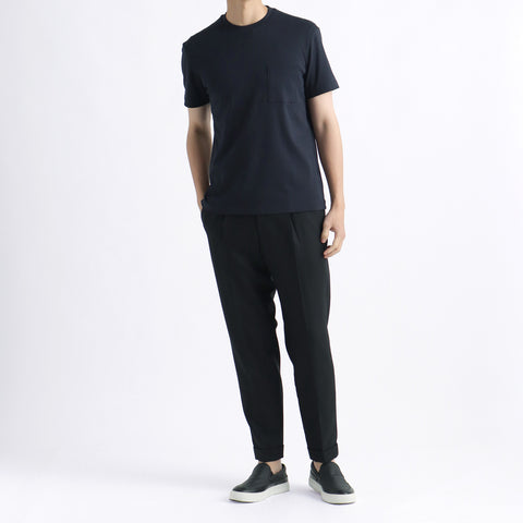 【リニューアル】+C定番 Tailored Pocket T-shirt Color: Navy