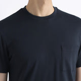 【リニューアル】+C定番 Tailored Pocket T-shirt Color: Navy