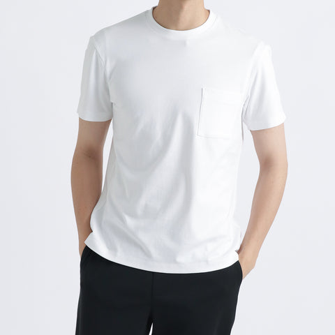 【リニューアル】+C定番 Tailored Pocket T-shirt Color: White