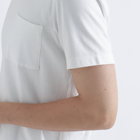 【リニューアル】+C定番 Tailored Pocket T-shirt Color: White