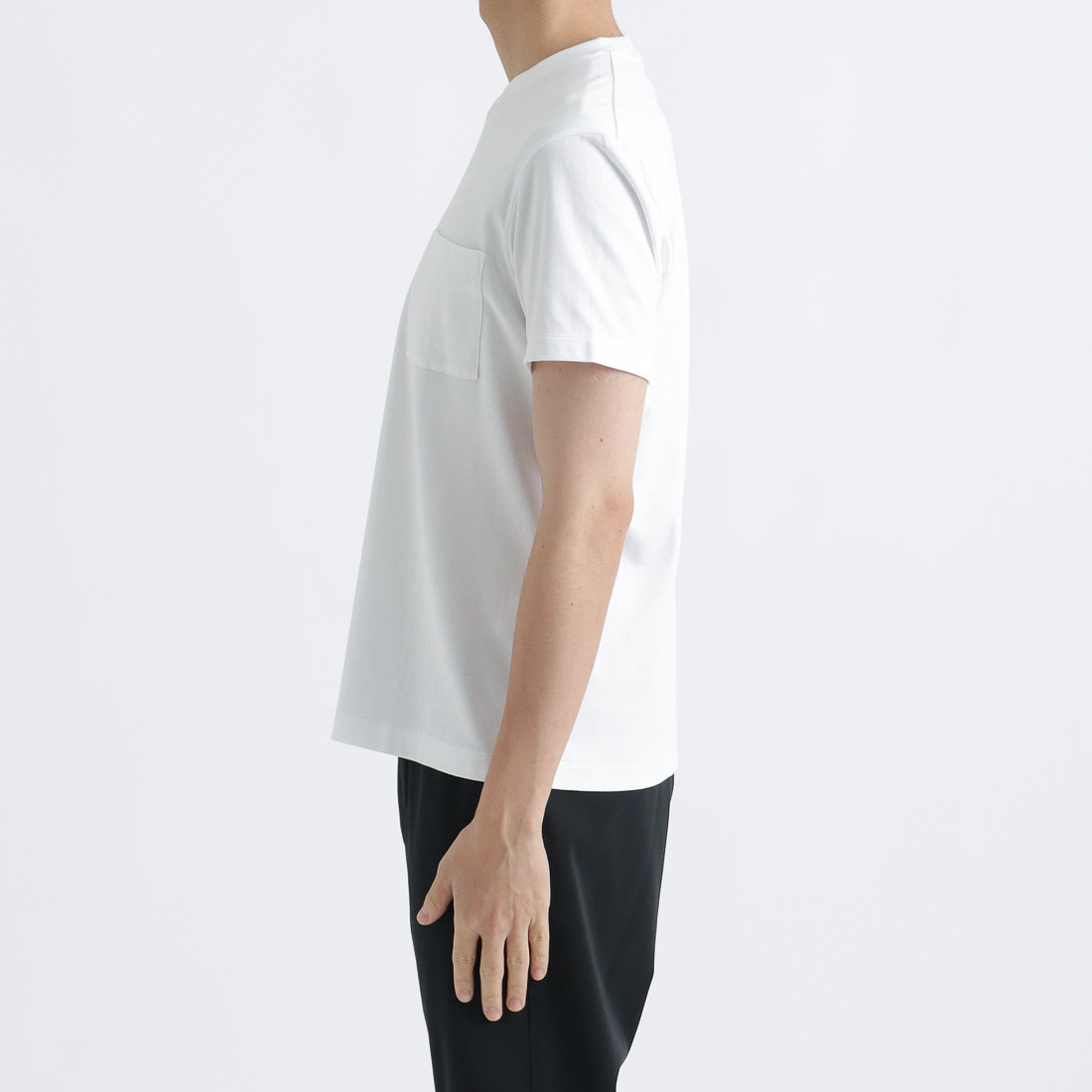 【リニューアル】+C定番 Tailored Pocket T-shirt Color: White