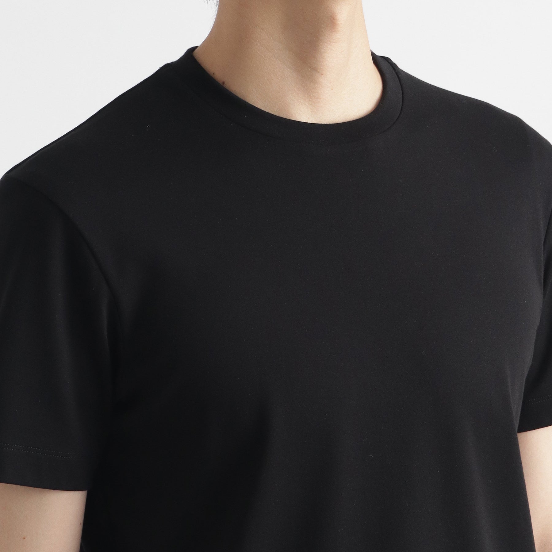 ON CleanCloud 長袖Tシャツ ブラック・グラデーション　海外Ｍサイズ SUVIN PLATINUM Big T-shirt | ＋CLOTHET ONLINE